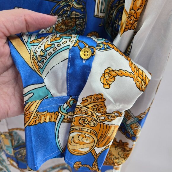 Ace of Diamond Long Sleeve Button Down Men's Shirt Large - Picture 3 of 7